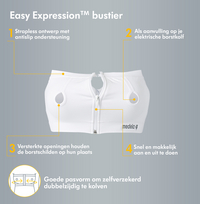 Medela Bustier Easy Expression M zwart-Afbeelding 3