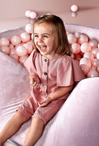 KIDKII Balles pour bain à balles Baby Pink - 50 pièces-Image 1