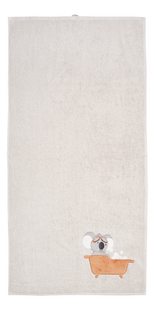 Dreambee Handdoek Kai grijs B 50 x L 100 cm - 2 stuks-Vooraanzicht