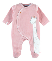 Noukie's Pyjama Tiga, Stegi & Ops roze maat 56-Vooraanzicht