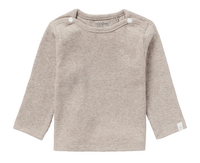 Noppies T-shirt à longues manches Rib Natal Taupe Grey taille 56
