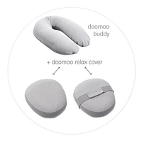 doomoo Hoes voor borstvoedingskussen Classic grey-Artikeldetail