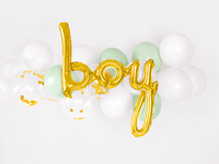JEP! Folieballon Boy Gold-Afbeelding 1