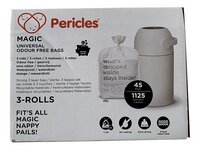 Pericles Recharge pour poubelle à langes Magic - 3 pièces