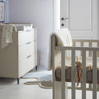 Transland 3-delige babykamer (meegroeibed + commode + kast met 3 deuren) Jessie beige-Afbeelding 4