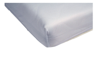 Airgosafe Hoeslaken voor bed wit polyester B 60 x L 120 cm