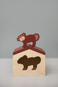 Trixie Trieur de formes Maison en bois Mr.Monkey-Image 1