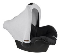 Baby's Only Zonnekap voor draagbare autostoel Classic zilvergrijs-Vooraanzicht