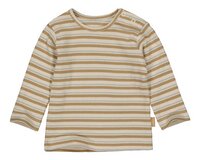 Levv T-shirt à longues manches Multi Stripe brun taille 74-Avant