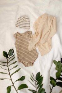 Levv Body sans manches Stripe Sand Dust taille 68-Image 2