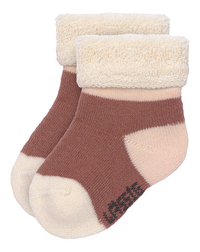Lässig Sokken Newborn Off White/Powder Pink - 3 stuks maat 15/18-Artikeldetail
