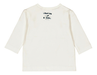 Feetje T-shirt à longues manches Family Offwhite taille 86-Arrière