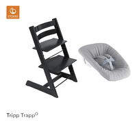 Stokke® Chaise haute Tripp Trapp® Newborn Bundle noir