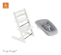Stokke® Chaise haute Tripp Trapp® Newborn Bundle blanc