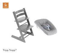 Stokke® Chaise haute Tripp Trapp® Newborn Bundle gris