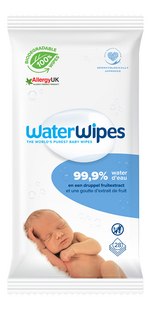 WaterWipes Lingettes humides bio - 28 pièces-Avant