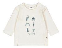 Feetje T-shirt à longues manches Family Offwhite taille 68