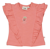 Feetje T-shirt Berry Sweet roze maat 74-Vooraanzicht