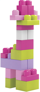 Mega Bloks Set de jeu First Builders Sac de blocs rose-Détail de l'article