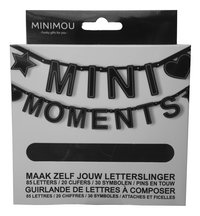 Minimou Banderole Mini Moments noir-Avant
