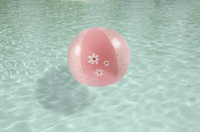 Little Dutch Ballon de plage Little Pink Flowers 35 cm-Image 1