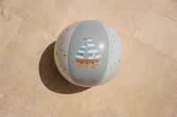 Little Dutch Ballon de plage Sailors Bay 35 cm  bleu-Image 2