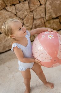 Little Dutch Ballon de plage Little Pink Flowers 35 cm-Image 4