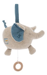 Moulin Roty Jouet musical à tirette Sous mon Baobab Bergamote l'éléphant