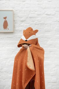 Trixie Badcape Animals Mr. Fox oranje-Afbeelding 1