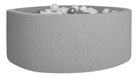 KIDKII bain à balles gris clair Ø 90 x H 30 cm + 150 balles-Avant