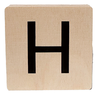 Minimou Houten letter H