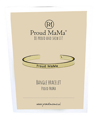 Proud Mama Bracelet Bangle or-Avant