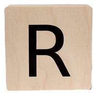 Minimou Houten letter R
