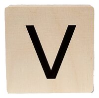 Minimou Houten letter V