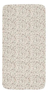 Jollein Hoeslaken voor wieg Retro Flowers B 50 x L 90 cm