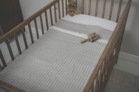 Koeka Deken voor wieg of park Amsterdam Cotton fleece wafel Sand-Afbeelding 3