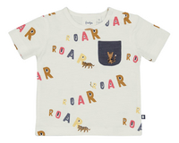 Feetje T-shirt Hey Tiger Offwhite taille 74-Avant