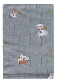 Dreambee Gant de toilette Kai tetra gris/gris clair/rouille - 3 pièces-Détail de l'article