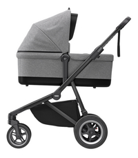 Thule 3-in-1 Kinderwagen Sleek + Gratis verzorgingsrugzak en Meerijplankje Grey Mélange-commercieel beeld