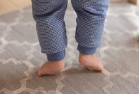 Feetje Pyjama Wafel Blue Melange-Afbeelding 2