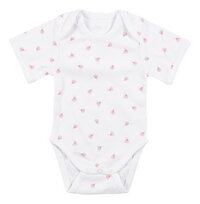 Dreambee Body met korte mouwen Essentials Flower roze - 2 stuks maat 50/56-Artikeldetail