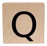Minimou Houten letter Q