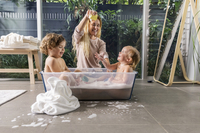 Stokke® Baignoire Flexi Bath® XL Transparent Blue-Image 2