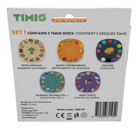 Timio Disques pour lecteur éducatif d'audio et de musique Set 1-Arrière