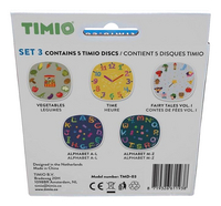 Timio Disques pour lecteur éducatif d'audio et de musique Set 3-Arrière