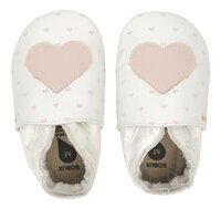 Bobux Chaussons White With Blossom Hearts blanc pointure 16