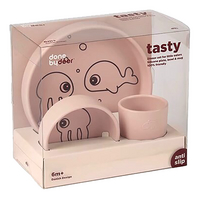 Done by Deer Set repas 3 pièces Sea Friends Powder