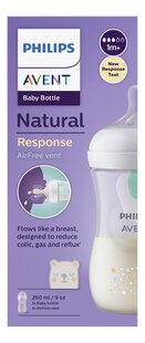 Philips AVENT Biberon Natural Response AirFree Ours transparent 260 ml-Avant