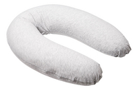 doomoo Coussin de positionnement et d'allaitement Buddy Chiné White-Côté gauche