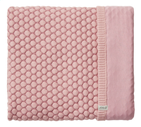 Joolz Couverture Essentials Honeycomb rose coton bio